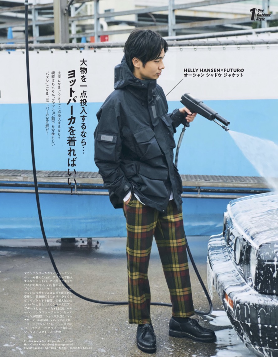 2019 UOMO 11月号「アウトドアアイテム」